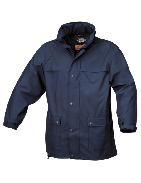 7979 CHAQUETA IMPERMEABLE EN PVC TRICOT TALLA S-3XL